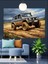 Arazi Jeep Offroad Dekoratif Kanvas - Mdf Ahşap Tablo 3