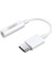 OT42 Type‑C to AUX 3.5 mm Adaptör – Tak‑Çalıştır, Beyaz, Ses Dönüştürücü 1
