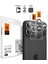 iPhone 17 Pro Max / 17 Pro / 16 Pro Max / 16 Pro / 15 Pro Max / 15 Pro / 14 Pro Max / 14 Pro ile uyumlu Kamera Lens Camı Koruyucu Kolay Kurulum Glas.tR EZ Fit Optik Pro (2 Adet) Silver-AGL10124 1