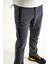 Erkek Gri Nefes Alan Likralı 4 Cepli Pantolon 7