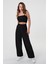 Kadın Siyah Yüksek Bel Palazzo Pantolon 4
