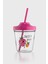Aura Summer Baby Desenli 350 ml Tritan Pipetli Çocuk Bardak 142022 Fuşya 1