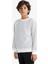 Erkek Çocuk Bisiklet Yaka Çizgili Sweatshirt G2555A825AU 3
