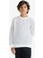 Erkek Çocuk Bisiklet Yaka Çizgili Sweatshirt G2555A825AU 4