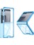 Samsung Galaxy Z Flip 7 Kılıf Full Camlı Kıpta Kapak - Mor 2