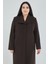 Kadın Büyük Beden Mendil Yaka Manto 2