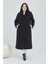 Kadın Büyük Beden Mendil Yaka Manto 3