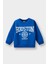 Erkek Bebek Bisiklet Yaka Baskılı İçi Yumuşak Tüylü Sweatshirt E9238A525AU 1