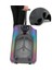 GTS-1958 Rgb Işıklı Mikrofonlu 8" Bluetooth Hoparlör – Taşınabilir Karaoke Sistemi 1