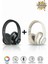 Kablosuz Kulaküstü Siyah-Krem Bluetooth Kulaklık Stereo-Mikrofon-Aux Sd Kart HK-035 1