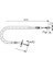 1987477860 - Fren Halatı Arka Sol Mercedes Sprınter B904 96 06 1565MM/1390MM 1