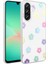 Galaxy A26 Kılıf Şeffaf Figürlü Zore Folk Sert Kapak - Papatya 1