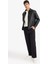 Su İtici Regular Fit Çıtçıtlı Suni Deri İç Cepli Ceket Mont F9779AX25WN 2