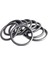 184X8 O-Ring 4 Adet Nbr 70 Black Kalınlık 8 mm Oring 6