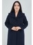Kadın Büyük Beden Mendil Yaka Manto 1