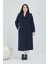 Kadın Büyük Beden Mendil Yaka Manto 4
