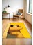 Makinede Yıkanabilir Kedi Desenli Kaymaz Taban Leke Tutmaz Çocuk Halısı Salon Halısı ve Yolluk 1