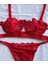 Kırmızı Dantelli Iç Çamaşır Takımı 2