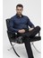 Slim Fit Pamuk Saten Klasik Lacivert Gömlek Gk 624 6