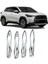 4pcs Abs Krom Kapı Kolu Kapak Koruyucu Kapak Toyota Corolla Cross 2020 2020 2021 Otomobil Styling Accssories (Yurt Dışından) 2