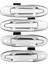 4pcs/toyota Land Cruiser Lexus Için Dış Kapı Kolu LX470 98-07 69220-60071 6921060071 69240-60081 6923060081 B (Yurt Dışından) 1