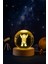 3D Astronot Küre Kristal LED Gece Lambası – Usb'li Ahşap Standlı LED Masa - Gece Lambası Rgb LED 2