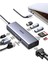 9‑in‑1 Type‑c Çoklu Hub | HDMI + VGA + Ethernet + 3xusb + Sd/tf Kart + Pd 100W 2