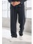 Baggy Kalıp Cupra Kumaş Jogger Erkek Eşofman Takımı - Füme 3