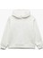 Oversize Kapşonlu Ekru Kız Çocuk Sweatshirt 6WKG10207AK 1
