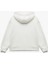 Oversize Kapşonlu Ekru Kız Çocuk Sweatshirt 6WKG10207AK 2
