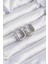 Pirinç Gümüş Renk Zirkon Taşlı Minimal Halka Küpe - PRT3500EB01930 2