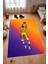 Dijital Baskı Mor Sarı Kobe Formalı Basketbolcu Makinada Yıkanabilir Genç Odası ve Salon Halısı 1