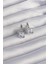 Pirinç Gümüş Renk Iri Zirkon Taşlı Kıvrımlı Minimal Kelebekli Halka Küpe - PRT3500EB02016 1