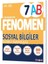 Fenomen Okul 2025 7. Sınıf Sosyal Bilgiler A - B Serisi Konu Özetli Soru Bankası 1