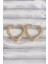 Pirinç Gold Renk Zirkon Taşlı Motifli Kalp Küpe - PRT3500EB02014 1