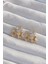 Pirinç Gold Renk Zirkon Taşlı Kalp Model Fiyonk Küpe - PRT3500EB02034 1