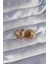 Pirinç Gold Renk Tırtıklı Minimal Bombeli Tasarım Küpe - PRT3500EB01735 2