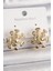 Pirinç Gold Renk Virüs Figür Model Kadın Küpe - PRT3500EB03727 1