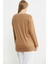 Triko Yaka Kombinli Uzun Kol Bluz - Kamel 6