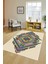 Makinede Yıkanabilir Kaymaz Taban Leke Tutmaz Bohem Desen Mutfak Halısı Salon Halısı ve Yolluk 2