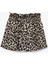 Leopar Desenli Gipeli Mini Şort Etek 1
