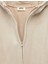 Uzun Kollu Fermuarlı Kapşonlu Polar Sweatshirt 4