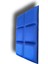 Akustik 3D Dolgulu Parlak Yüzeyli Mavi Panel 50X33CM Kalınlık 30MM 2
