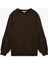 Uzun Kollu Bisiklet Yaka Çiçekli Boncuk Nakış Detaylı Sweatshirt 1