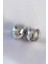 Pirinç Gümüş Renk Içi Boş Minimal Topçuk Küpe - PRT3500EB01533 2