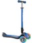 Çocuk Scooter 3-7 Yaş 3 Tekerlekli Katlanabilir Ayarlanabilir T-Bar Lacivert LED Tekerlekli 2