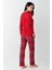 Yılbaşı Temalı Uzun Kol Kadın Pijama Takım 3512 4