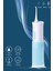 Taşınabilir Ağız Duşu 3 Mod LED Göstergeli 190 ml Şarjlı Beyaz Mavi Sert Plastik Gövde 3