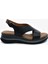 Kadın Siyah Hakiki Deri Sandalet 5Y2CS59264 1