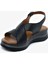 Kadın Siyah Hakiki Deri Sandalet 5Y2CS59264 3